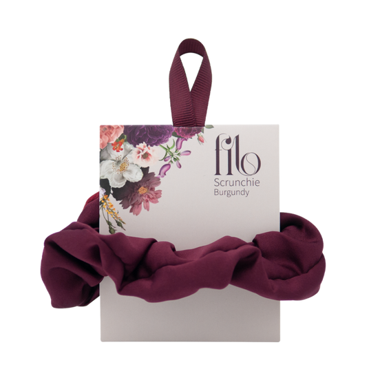 My Own Filo scrunchie met secret pocket paars
