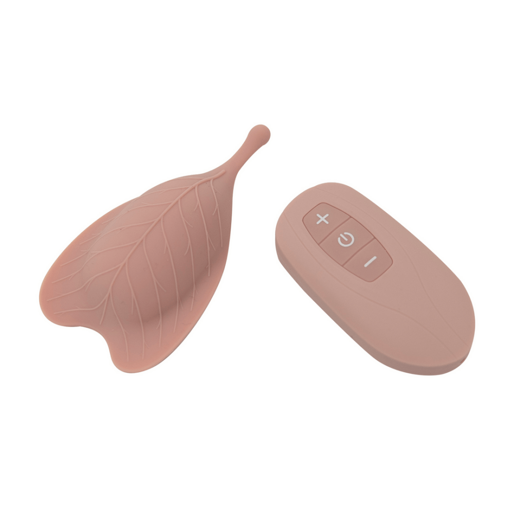My Own Filo Buttercup Leaf vibrator paars, compacte leaf vibrator met afstandsbediening in zachte paarse tint