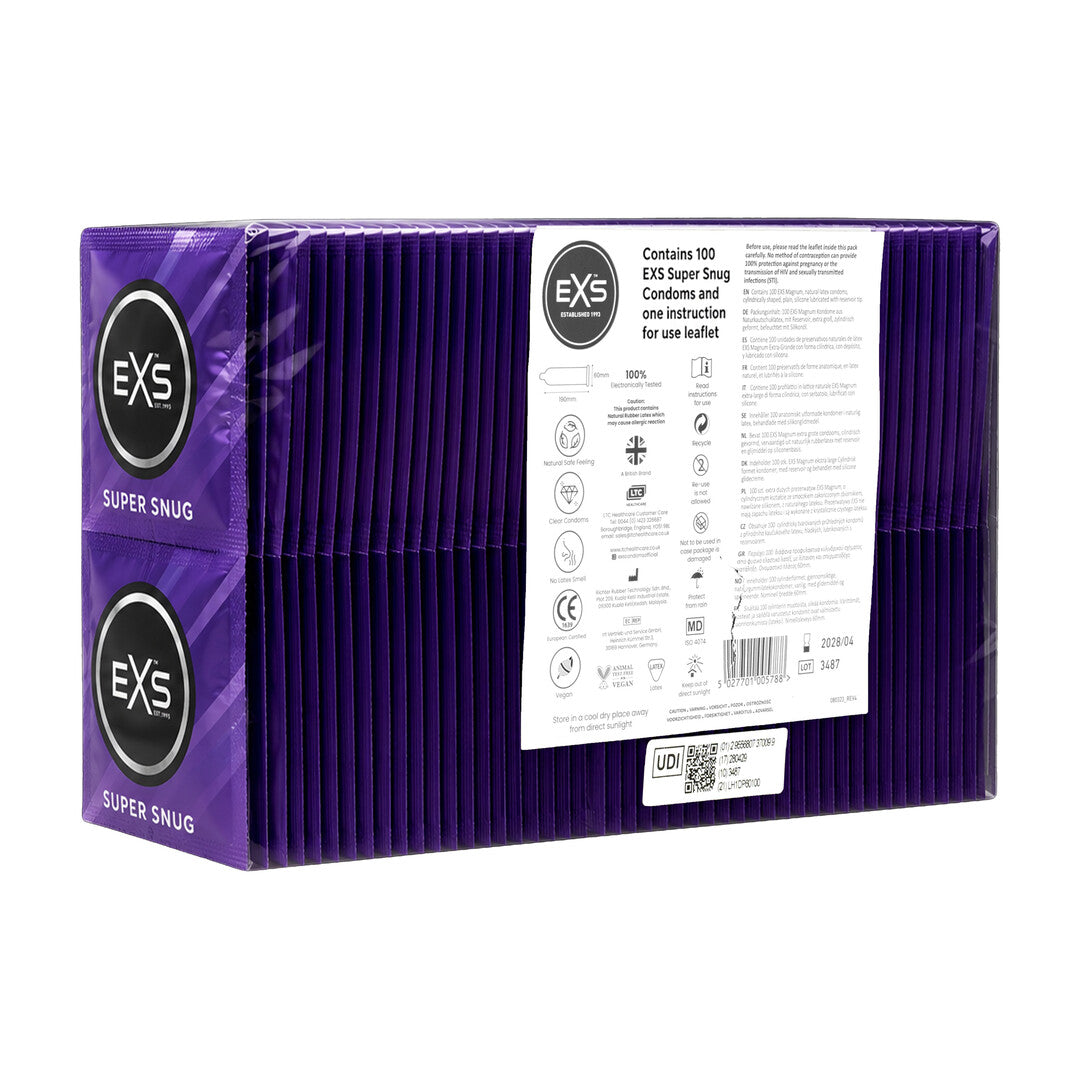 EXS Super Snug Fit - Condooms - 100 Stuks