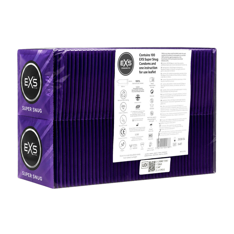 EXS Super Snug Fit - Condooms - 100 Stuks