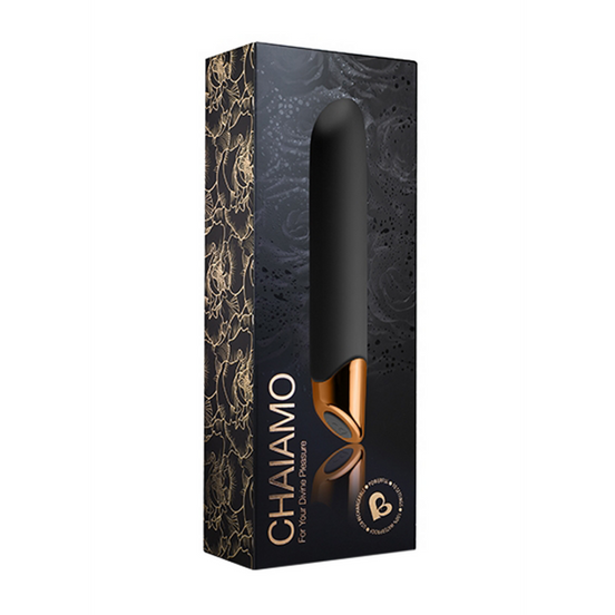 Rocks-Off Chaiamo Mini Vibrator | Leistungsstarker Klitorisvibrator Schwarz