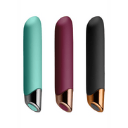 Chaiamo mini vibrator kleuren aubergine zwart teal set krachtige clit stimulator