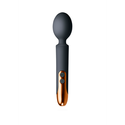 Rocks-Off Oriel Wand Vibrator | Wiederaufladbarer Massagestab Grau