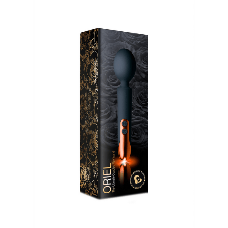 Rocks-Off Oriel Wand Vibrator | Wiederaufladbarer Massagestab Grau
