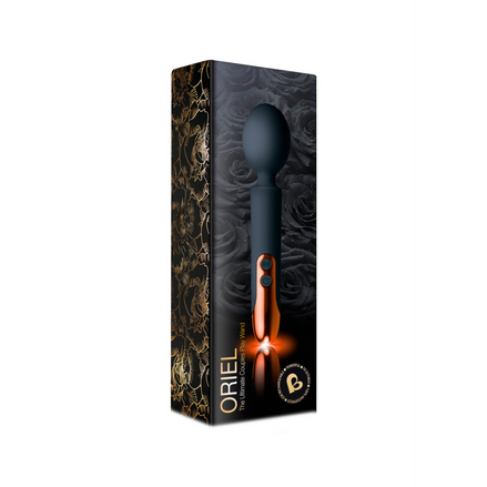 Rocks-Off Oriel Wand Vibrator | Wiederaufladbarer Massagestab Grau