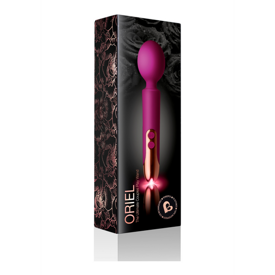 Wiederaufladbarer Massagestab von Rocks-Off Oriel | Aubergine