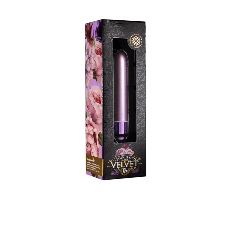 Verpakking Rocks-Off vibrerende bullet soft lilac productdoos 10 speed 90 mm