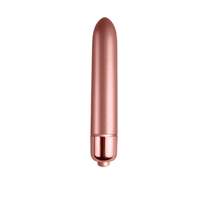 Rocks-Off bullet vibrator Rose Blush 90 mm, compacte bullet vibrator in rose blush kleur met slanke vorm