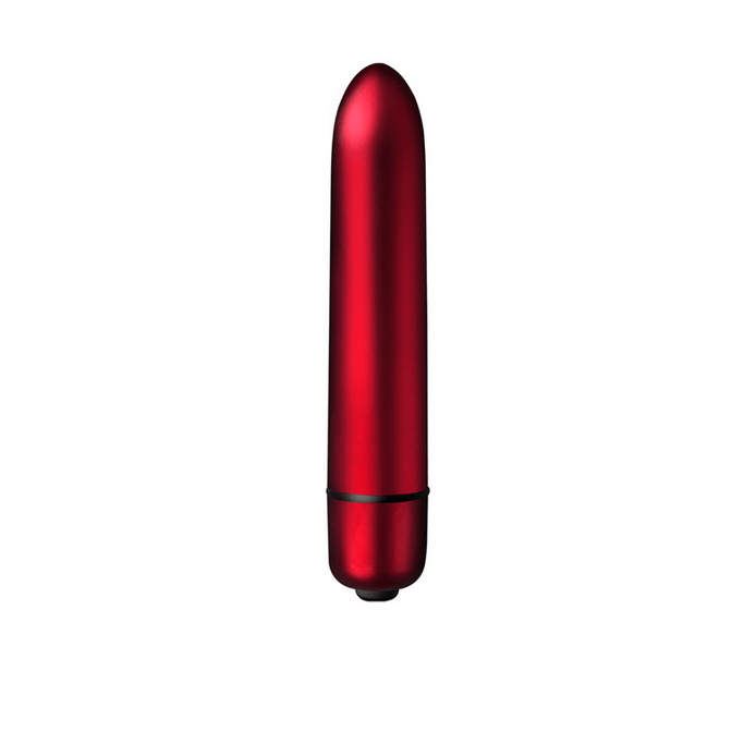 Rocks-Off vibrerende bullet rood 90 mm 10 snelheden mini vibrator