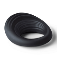 Spire cockring zijaanzicht flexibel zwart siliconen