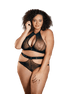 Allure Lace Halter Top & Backless Brief Plus Size