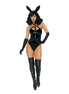 Dreamgirl Bad Bunny Kostüm | Größe M Schwarz