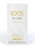 EXS Pure ultra dunne condooms 12 stuks in wit doosje met gouden logo, recht op lichte achtergrond