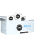 EXS Nano Thin condooms 53 mm in witte dispenserdoos met losse zakjes zichtbaar op lichte achtergrond