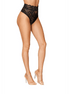 Hooggetailleerde Kantpanty - XL - Zwart