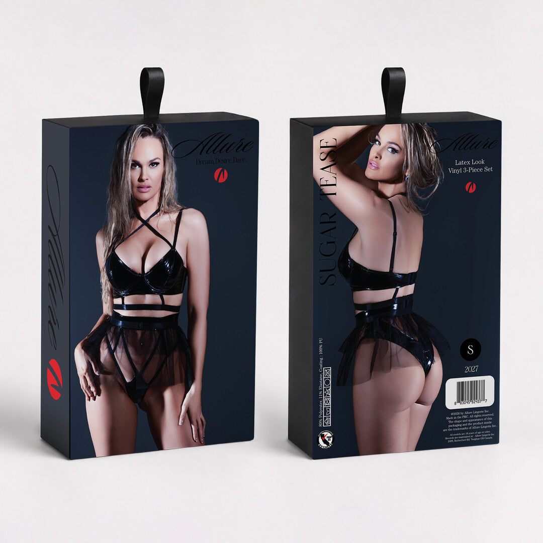 Voor- en achterkant van de Allure Sugar Tease verpakking