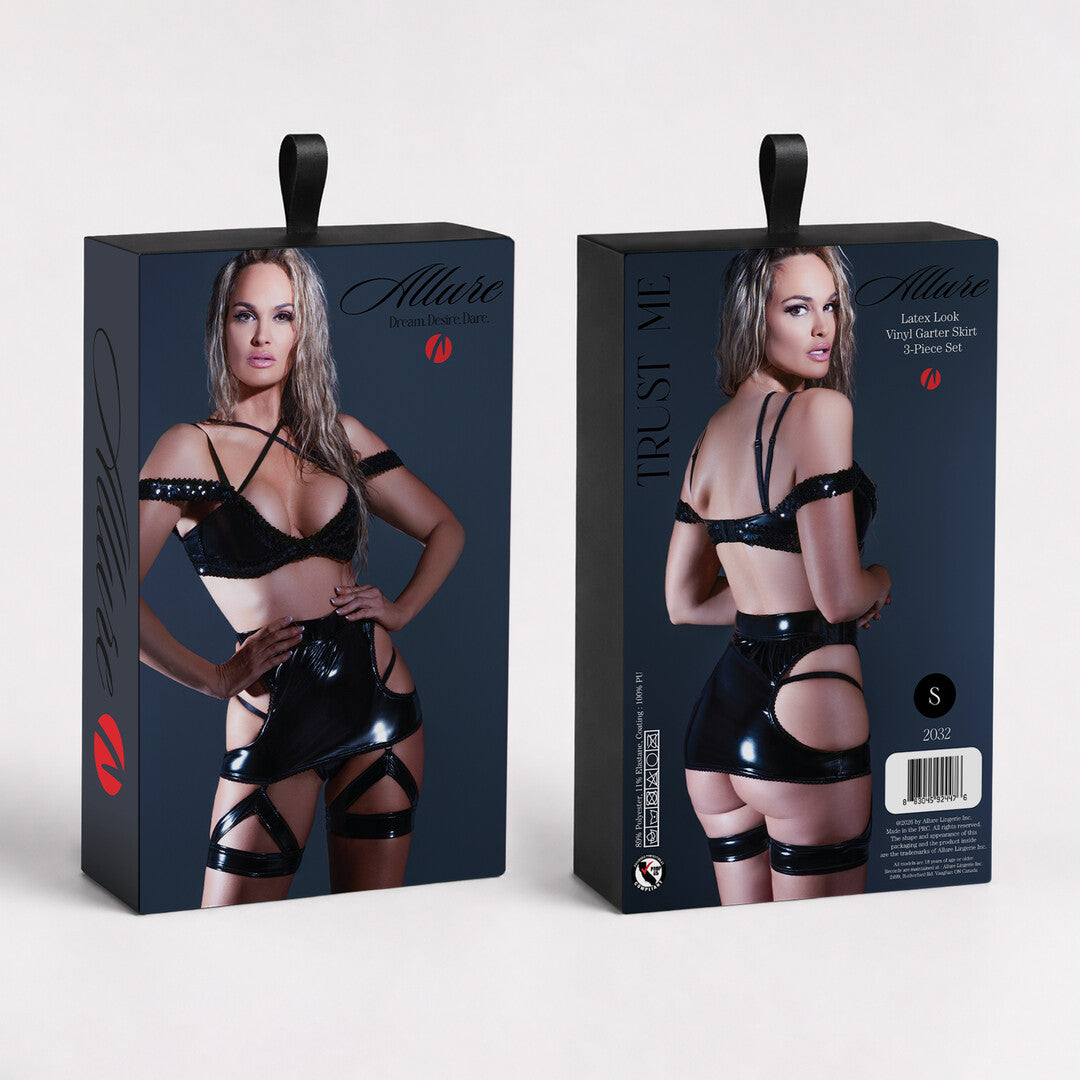 Verpakking van de Allure Trust Me set, voor- en achterkant