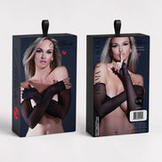 Verpakking van Allure Drama Gloves, voor- en achterkant