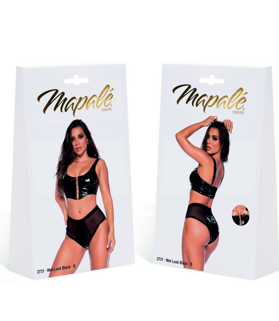 Two Piece Set - L - Wet Black