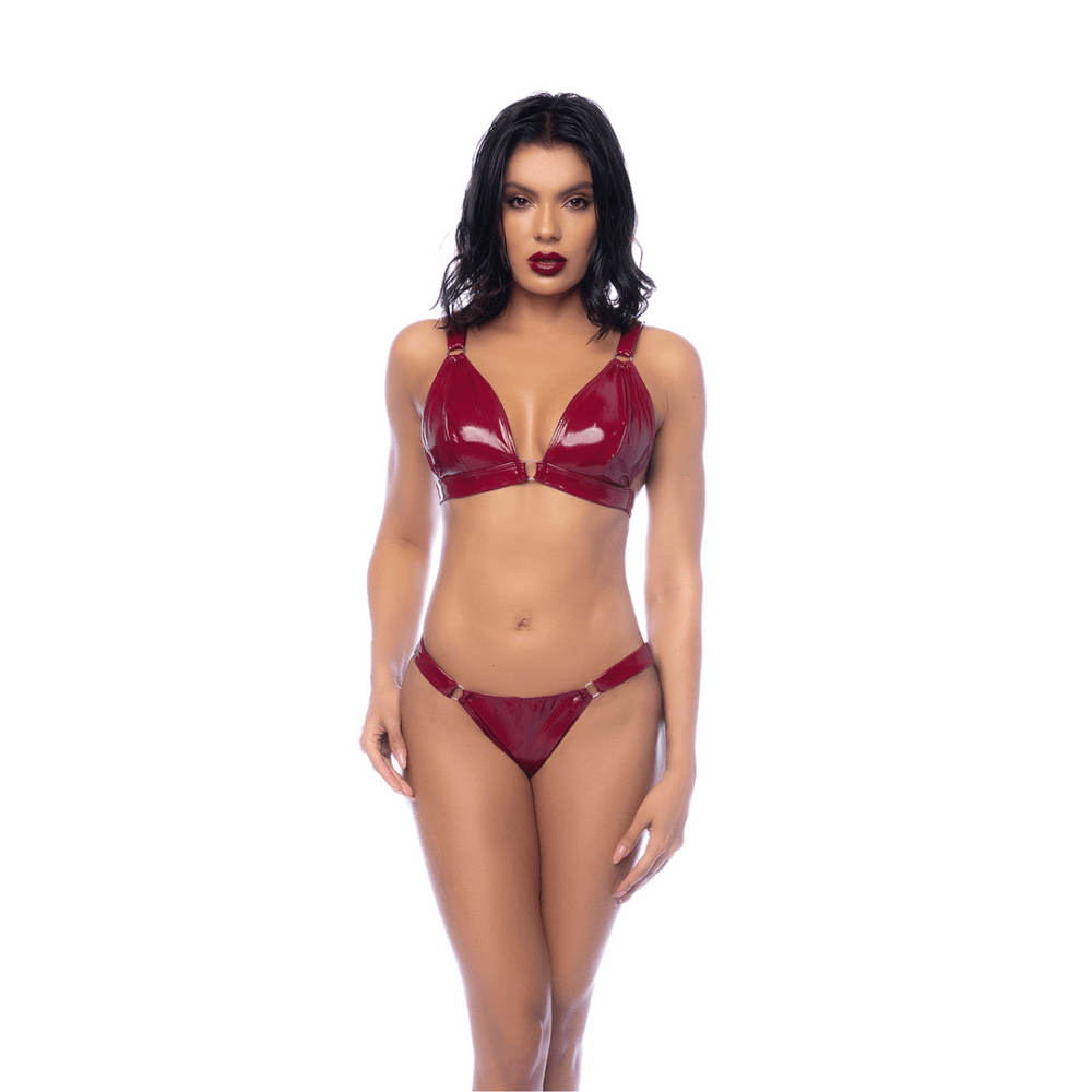 Mapalé Two Piece Bra Set in maat M | Wetlook Wijnrood