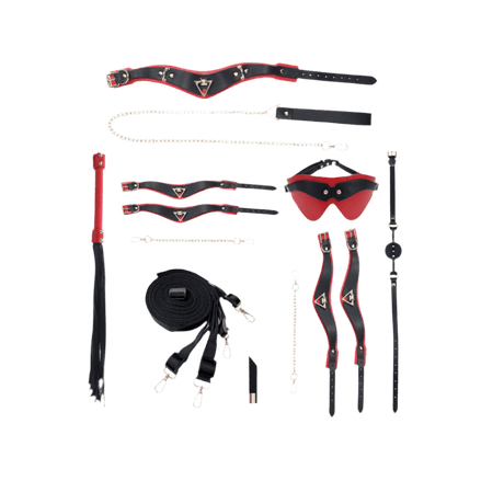 Milan Collectie - Kit met Tas - Zwart/Rood