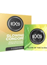 EXS Glow in the Dark condooms 3 stuks, gele doos met losse groene verpakking