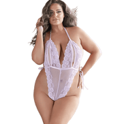 Allure Lace Teddy Open Cups