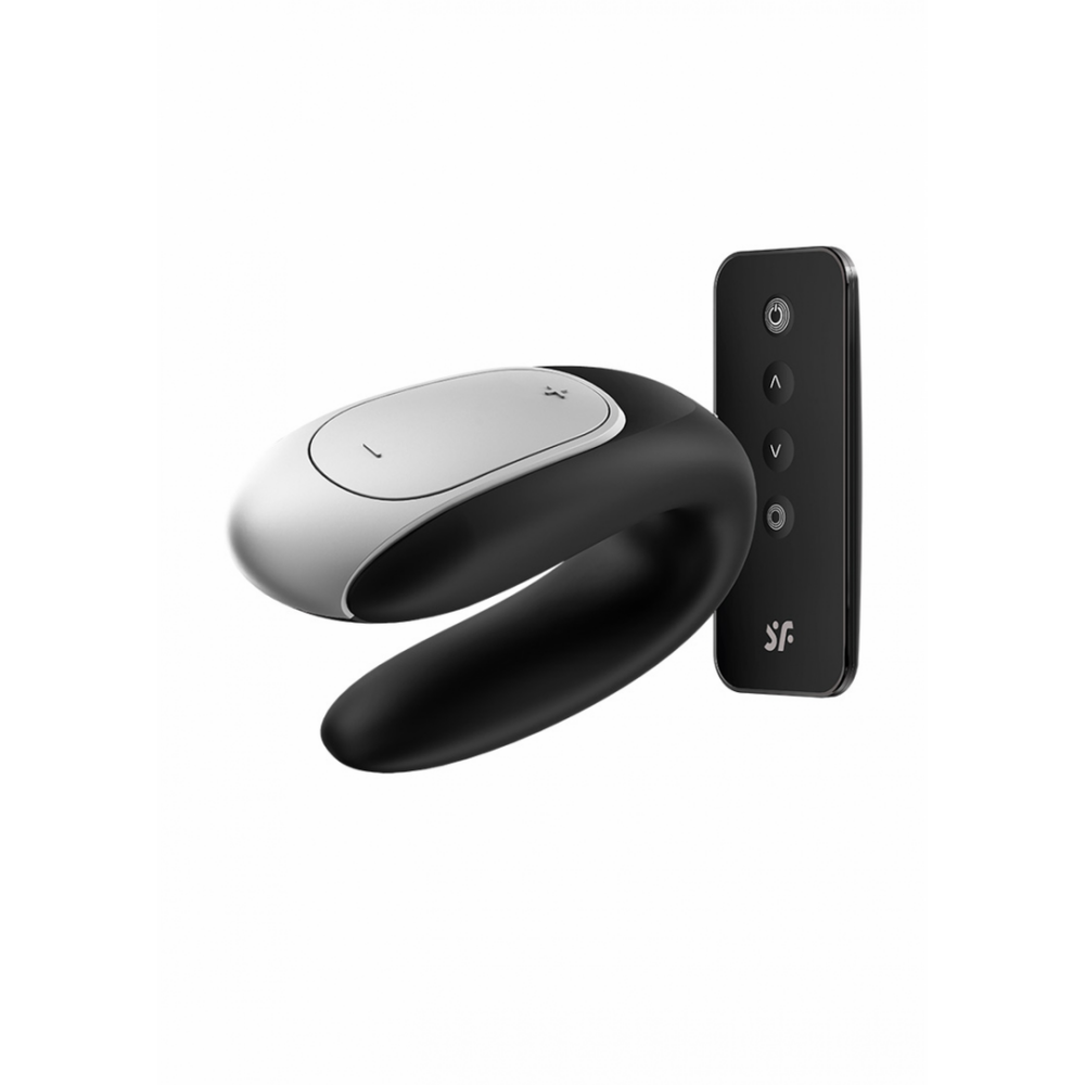 Double Fun - Partnervibrator - Schwarz