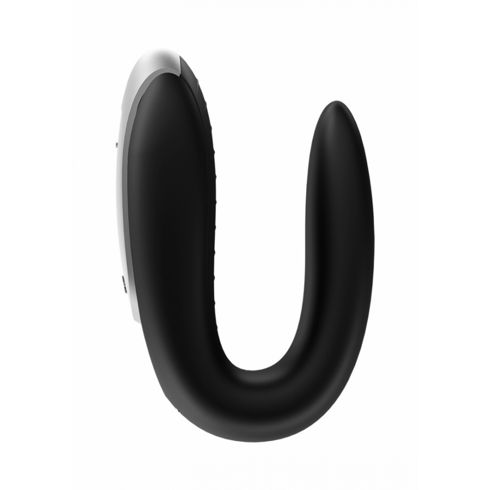 Satisfyer Double Fun Partner Vibrator Zwart