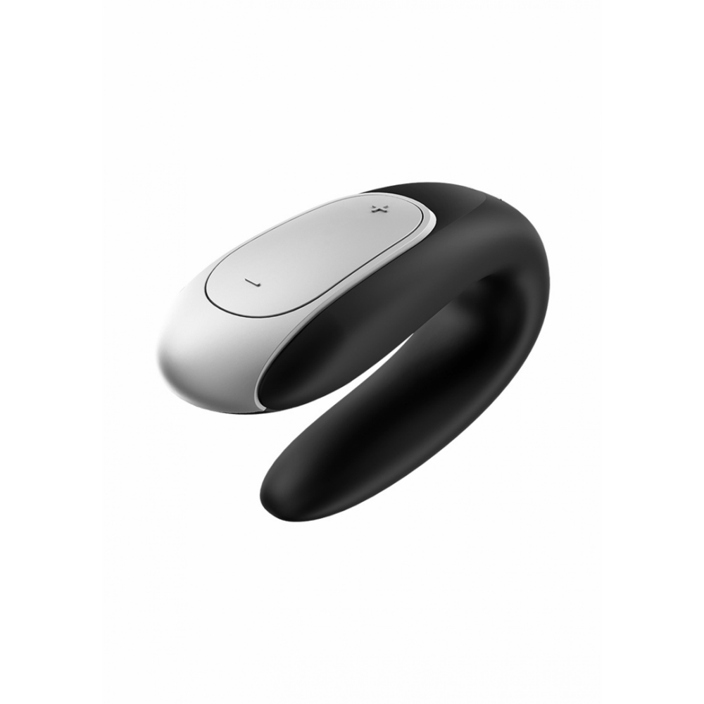 Satisfyer Double Fun Partner Vibrator Zwart