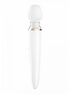 Satisfyer Doppelstab-Vibrator | Stabvibrator mit 2 Aufsätzen Weiß
