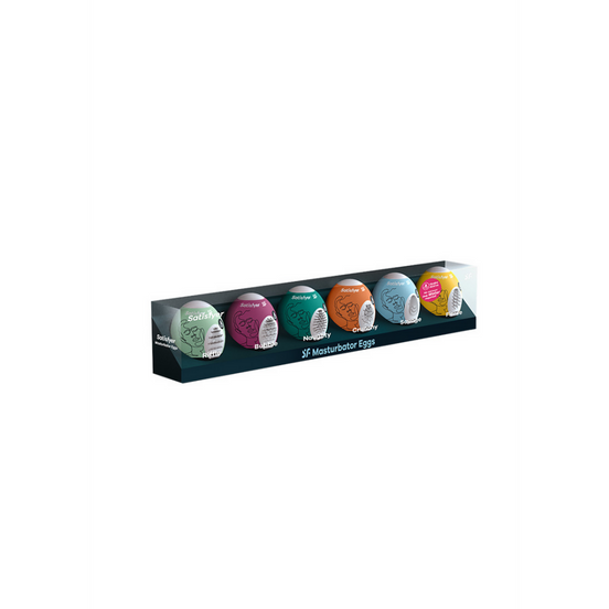 Satisfyer Masturbator Egg Set 6-delig | Reisformaat, eenmalig gebruik