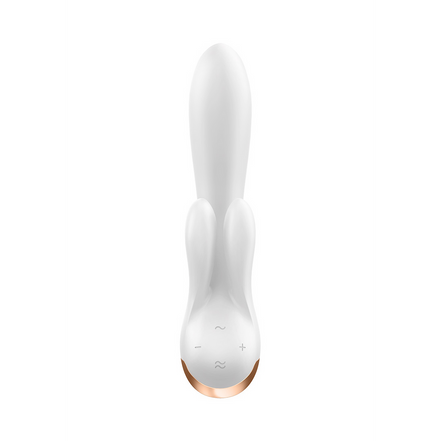 Double Flex - Rabbit-Vibrator - Weiß