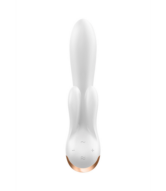 Double Flex - Rabbit Vibrator - White