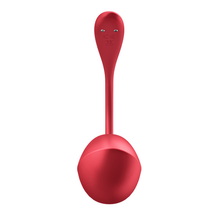 Shiny Petal Connect App - Wearable Couple Vibrator - Red