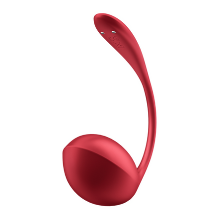 Shiny Petal Connect App - Wearable Couple Vibrator - Red