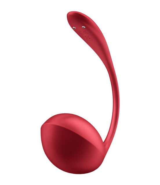 Shiny Petal Connect App - Wearable Couple Vibrator - Red