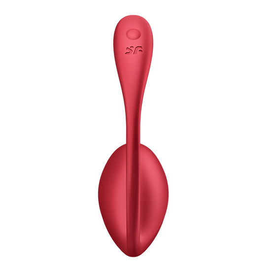 Shiny Petal Connect App - Tragbarer Paarvibrator - Rot