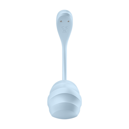 Smooth Petal Connect App - Tragbarer Paarvibrator - Hellblau