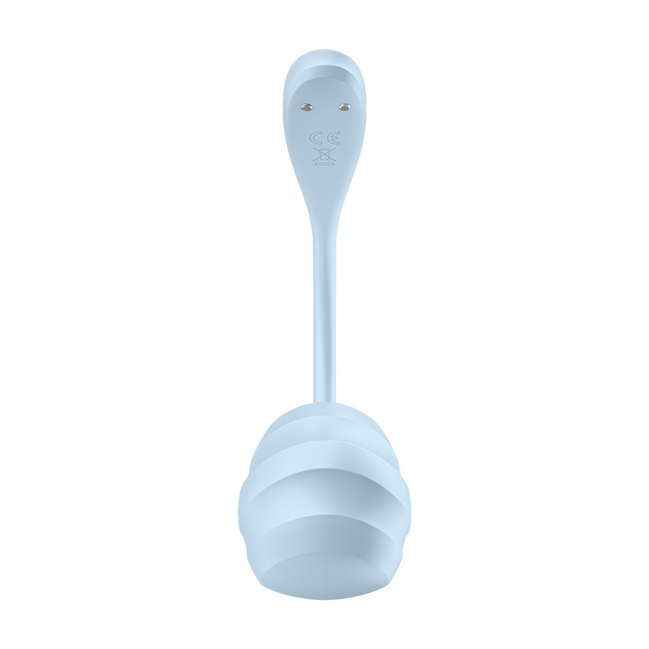 Smooth Petal Connect App - Tragbarer Paarvibrator - Hellblau