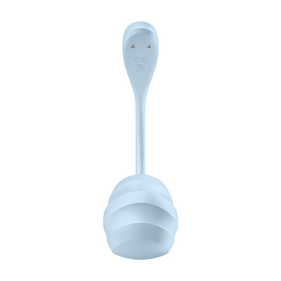 Smooth Petal Connect App - Tragbarer Paarvibrator - Hellblau