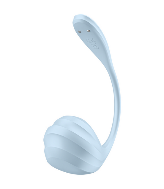 Smooth Petal Connect App - Wearable Couple Vibrator - Light Blue