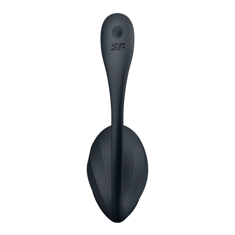 Satisfyer Ribbed Petal Connect App | Tragbarer Paarvibrator Schwarz