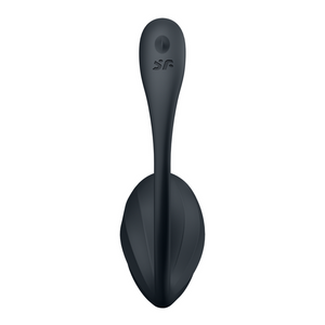 Ribbed Petal Connect App - Tragbarer Paarvibrator - Schwarz
