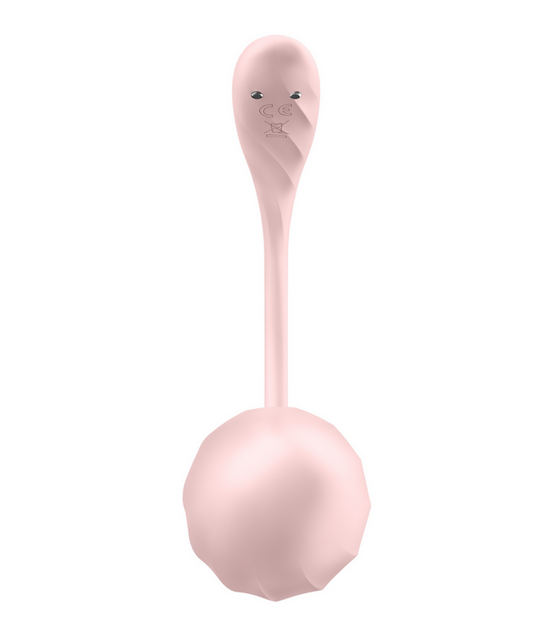 Ribbed Petal Connect App - Wearable Couple Vibrator - Rose