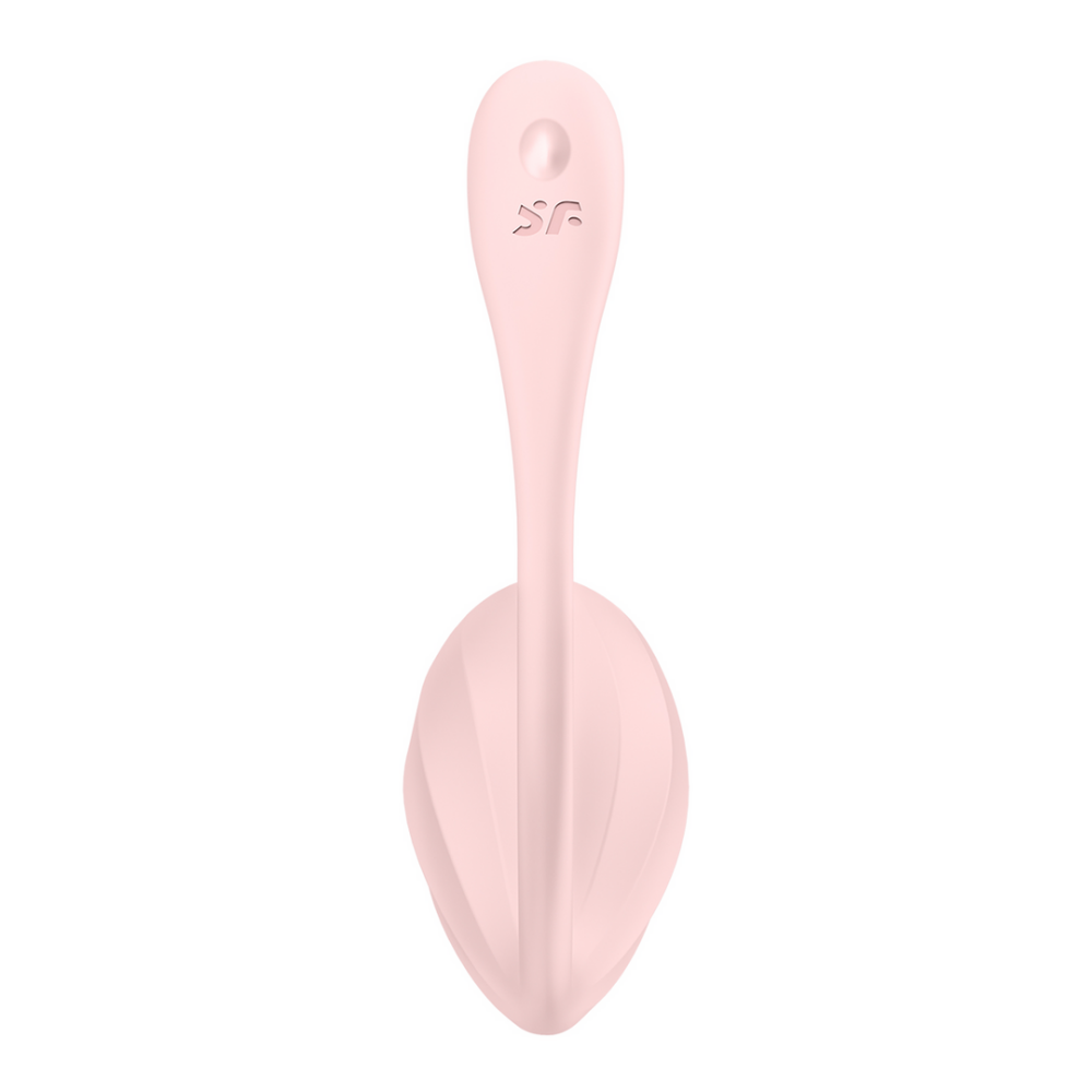 Ribbed Petal Connect App - Wearable Couple Vibrator - Rose