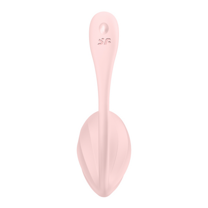 Ribbed Petal Connect App - Wearable Couple Vibrator - Rose