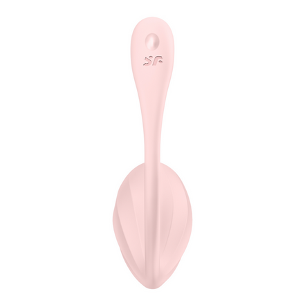 Ribbed Petal Connect App – Tragbarer Paarvibrator – Rose