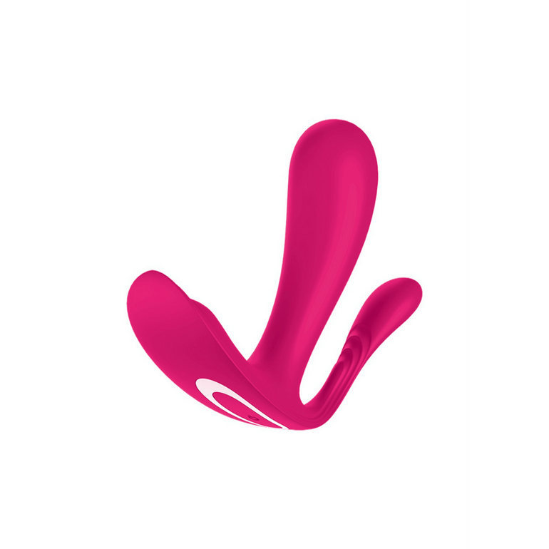 Satisfyer Top Secret+ tragbarer Vibrator mit Analstimulator | Pink