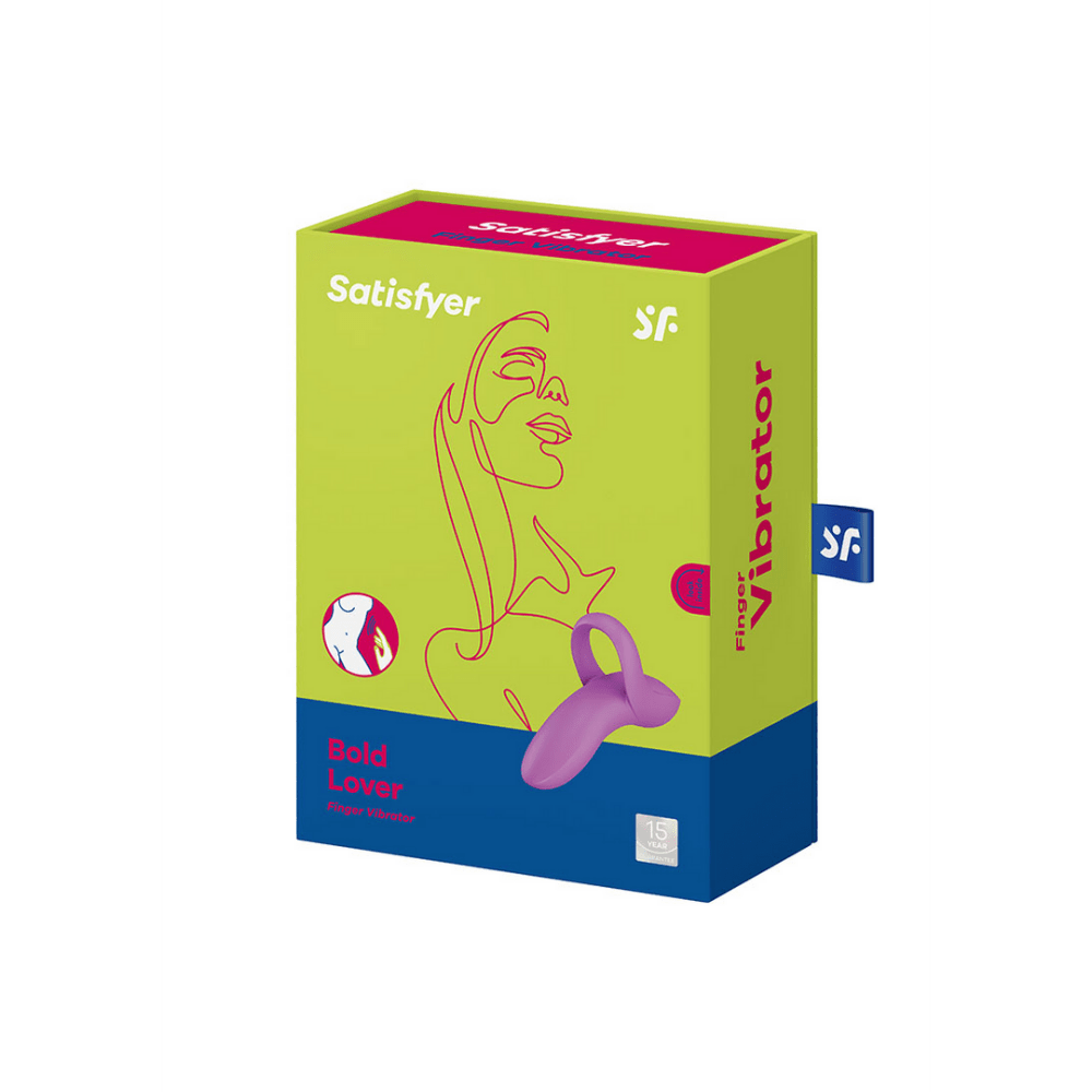 Satisfyer Bold Lover Finger Vibrator Violet